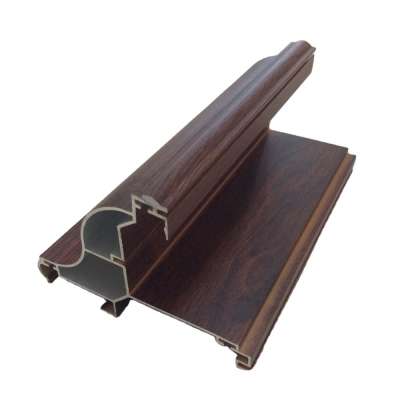 6063-T5 Wood Grain Thermal-Break Aluminum Window Profile for Office windows